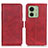 Leather Case Stands Flip Cover Holder M15L for Motorola Moto Edge (2023) 5G Red