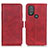 Leather Case Stands Flip Cover Holder M15L for Motorola Moto G Play (2023) Red