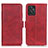 Leather Case Stands Flip Cover Holder M15L for Motorola Moto G Power 5G (2023) Red