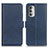 Leather Case Stands Flip Cover Holder M15L for Motorola Moto G Stylus (2022) 5G Blue