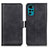 Leather Case Stands Flip Cover Holder M15L for Motorola Moto G22 Black