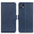 Leather Case Stands Flip Cover Holder M15L for Motorola Moto G50 5G Blue