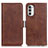 Leather Case Stands Flip Cover Holder M15L for Motorola Moto G71s 5G