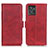 Leather Case Stands Flip Cover Holder M15L for Motorola ThinkPhone 5G Red