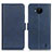 Leather Case Stands Flip Cover Holder M15L for Nokia C20 Plus Blue