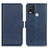 Leather Case Stands Flip Cover Holder M15L for Nokia C21 Plus Blue