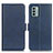 Leather Case Stands Flip Cover Holder M15L for Nokia G22 Blue