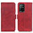 Leather Case Stands Flip Cover Holder M15L for Oppo A94 5G Red