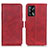 Leather Case Stands Flip Cover Holder M15L for Oppo F19s Red