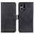 Leather Case Stands Flip Cover Holder M15L for Oppo F21s Pro 4G Black