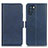 Leather Case Stands Flip Cover Holder M15L for Oppo K9 Pro 5G Blue