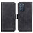 Leather Case Stands Flip Cover Holder M15L for Oppo Reno6 5G Black