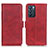 Leather Case Stands Flip Cover Holder M15L for Oppo Reno6 5G Red