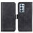 Leather Case Stands Flip Cover Holder M15L for Oppo Reno6 Pro 5G Black