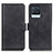 Leather Case Stands Flip Cover Holder M15L for Realme 8 4G Black