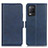 Leather Case Stands Flip Cover Holder M15L for Realme 8s 5G Blue