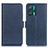 Leather Case Stands Flip Cover Holder M15L for Realme 9 4G Blue