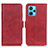 Leather Case Stands Flip Cover Holder M15L for Realme 9 Pro 5G Red