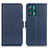 Leather Case Stands Flip Cover Holder M15L for Realme 9 Pro+ Plus 5G Blue