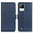 Leather Case Stands Flip Cover Holder M15L for Realme C11 (2021) Blue