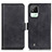 Leather Case Stands Flip Cover Holder M15L for Realme C20A Black