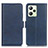 Leather Case Stands Flip Cover Holder M15L for Realme C35 Blue