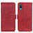 Leather Case Stands Flip Cover Holder M15L for Samsung Galaxy A02 Red