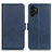 Leather Case Stands Flip Cover Holder M15L for Samsung Galaxy A13 4G Blue