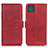 Leather Case Stands Flip Cover Holder M15L for Samsung Galaxy A22 5G Red