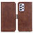 Leather Case Stands Flip Cover Holder M15L for Samsung Galaxy A73 5G