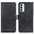 Leather Case Stands Flip Cover Holder M15L for Samsung Galaxy F23 5G Black