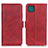 Leather Case Stands Flip Cover Holder M15L for Samsung Galaxy F42 5G Red