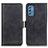 Leather Case Stands Flip Cover Holder M15L for Samsung Galaxy M52 5G Black