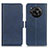 Leather Case Stands Flip Cover Holder M15L for Sharp Aquos R7 Blue