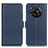 Leather Case Stands Flip Cover Holder M15L for Sharp Aquos R7s Blue