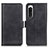 Leather Case Stands Flip Cover Holder M15L for Sony Xperia 5 IV Black