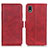 Leather Case Stands Flip Cover Holder M15L for Sony Xperia Ace III Red