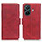 Leather Case Stands Flip Cover Holder M15L for Vivo iQOO Z6 Pro 5G Red