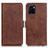 Leather Case Stands Flip Cover Holder M15L for Vivo Y01A