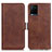 Leather Case Stands Flip Cover Holder M15L for Vivo Y32 4G