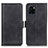 Leather Case Stands Flip Cover Holder M15L for Vivo Y32t Black