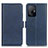 Leather Case Stands Flip Cover Holder M15L for Xiaomi Mi 11T 5G Blue