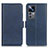 Leather Case Stands Flip Cover Holder M15L for Xiaomi Mi 12T 5G Blue