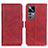 Leather Case Stands Flip Cover Holder M15L for Xiaomi Mi 12T 5G Red