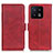 Leather Case Stands Flip Cover Holder M15L for Xiaomi Mi 13 5G Red