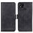 Leather Case Stands Flip Cover Holder M15L for Xiaomi POCO C31 Black