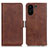 Leather Case Stands Flip Cover Holder M15L for Xiaomi Poco C65