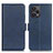 Leather Case Stands Flip Cover Holder M15L for Xiaomi Poco F5 5G Blue