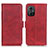 Leather Case Stands Flip Cover Holder M15L for Xiaomi Poco M4 5G Red