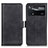 Leather Case Stands Flip Cover Holder M15L for Xiaomi Poco X4 Pro 5G Black